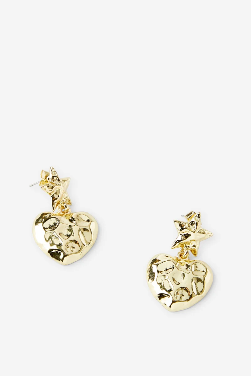 روبي Mid Charm Earring